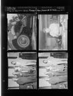 The Daily Reflector Composing room; Eastern NC Art meeting; car wreck (4 Negatives), August - December 1956, undated [Sleeve 25, Folder h, Box 11]